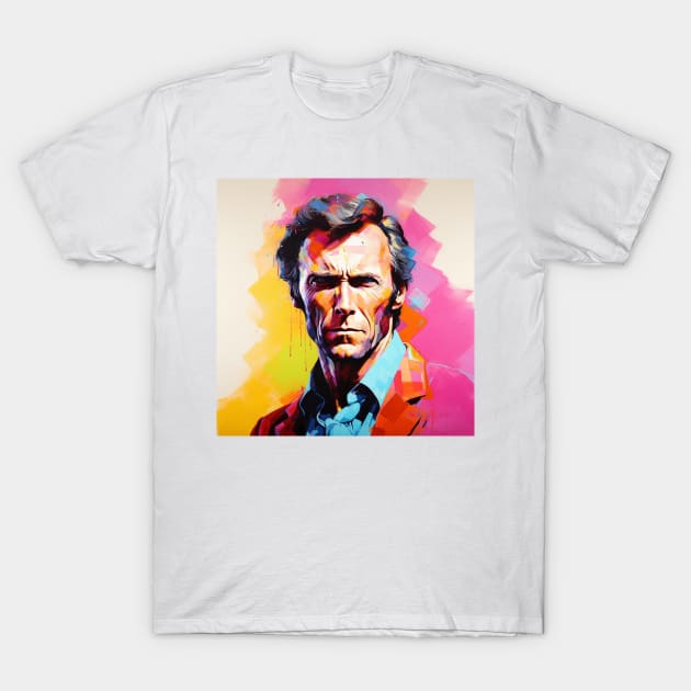 Eastwood Pop Art 3 T-Shirt by AstroRisq